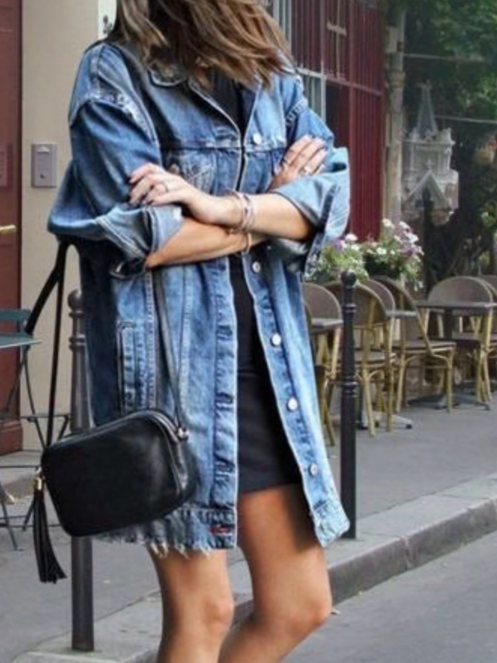 Highway Jeans Long Blue Denim Jacket